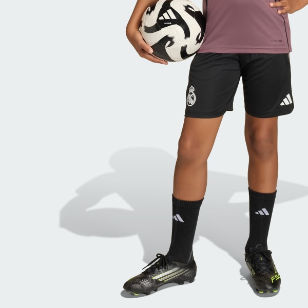 Noir Short d'entraînement Real Madrid Tiro 25 Competition Enfants