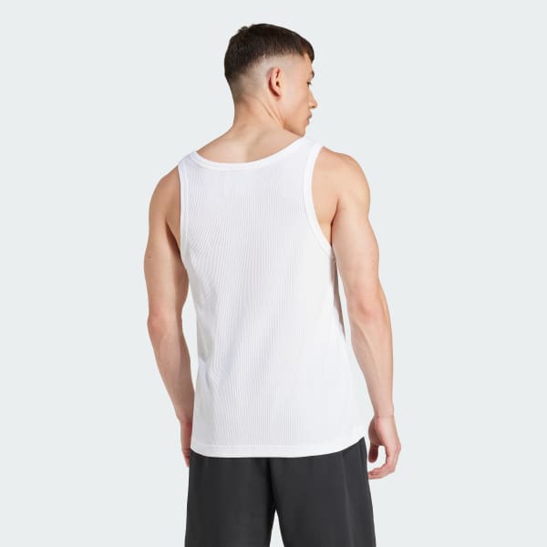 White Trefoil Essentials Tank Top