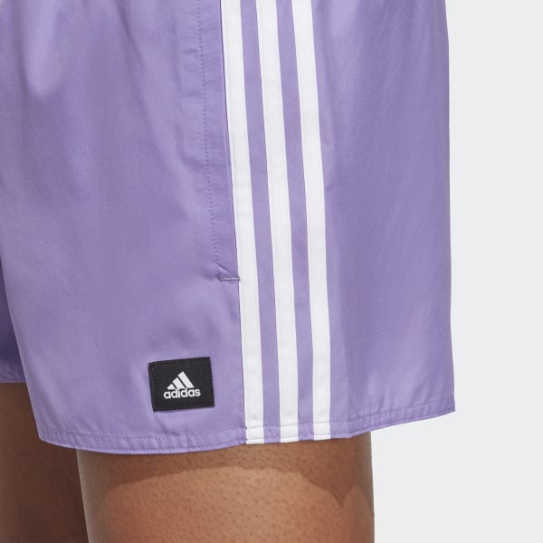 Paars 3-Stripes CLX Zwemshort