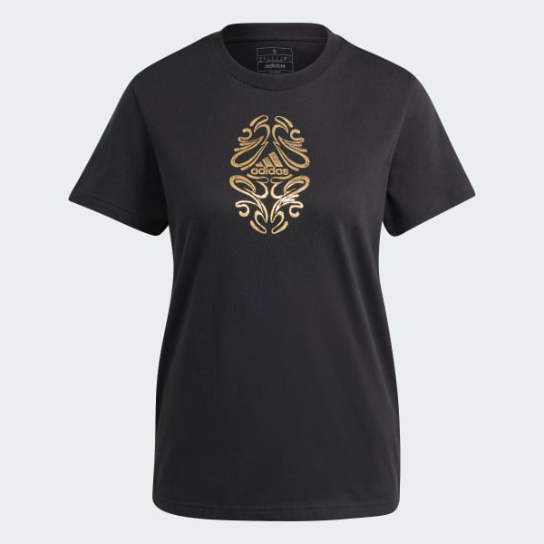 Metallic adidas sale shirt