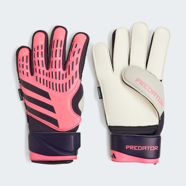 Pink Predator Match Fingersave Goalkeeper Gloves