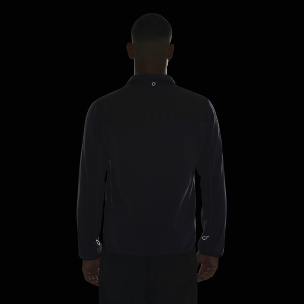 Azul Campera Tela Fleece Polar