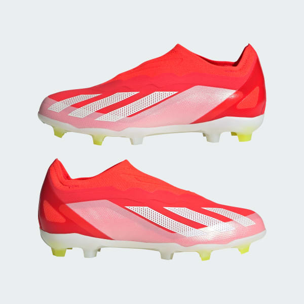 Adidas rojos sin cordones cheap