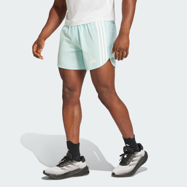 Turquesa Shorts Own The Run 3 Rayas