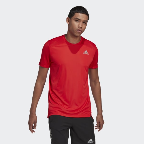 Red Own the Run Cooler Tee
