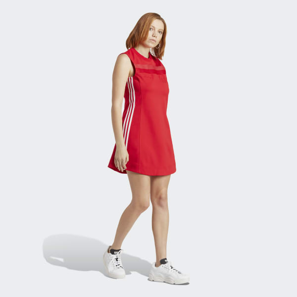 adidas Blue Version 83-C Dress - Red | Women's Lifestyle | adidas US