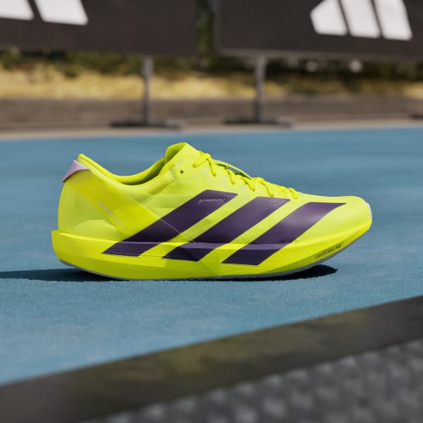 Geel Adizero Adios 9 Hardloopschoenen