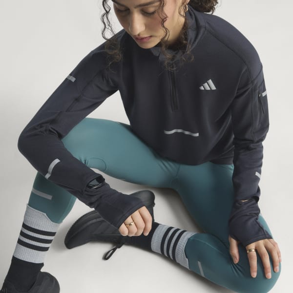 アディダス アディ365 ランニング クライマウォーム+ ハーフジップ