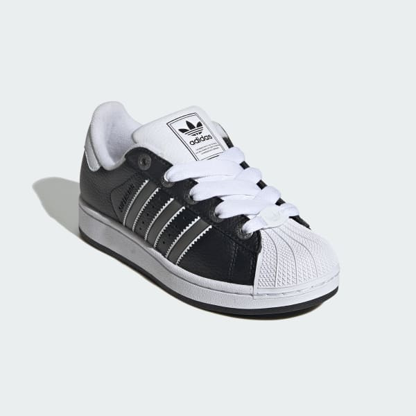 Black Superstar II Shoes Kids