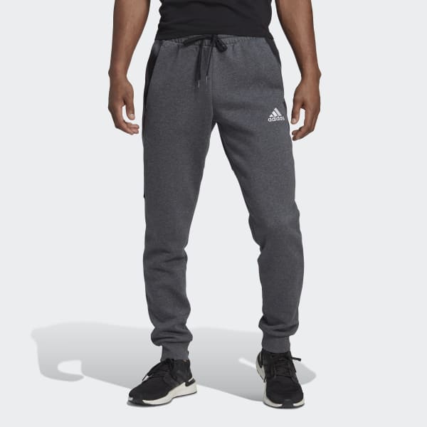 Grey Essentials Camo Print Fleece Pants