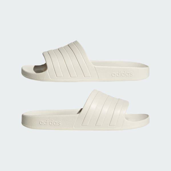 Adidas adilette aqua white clearance