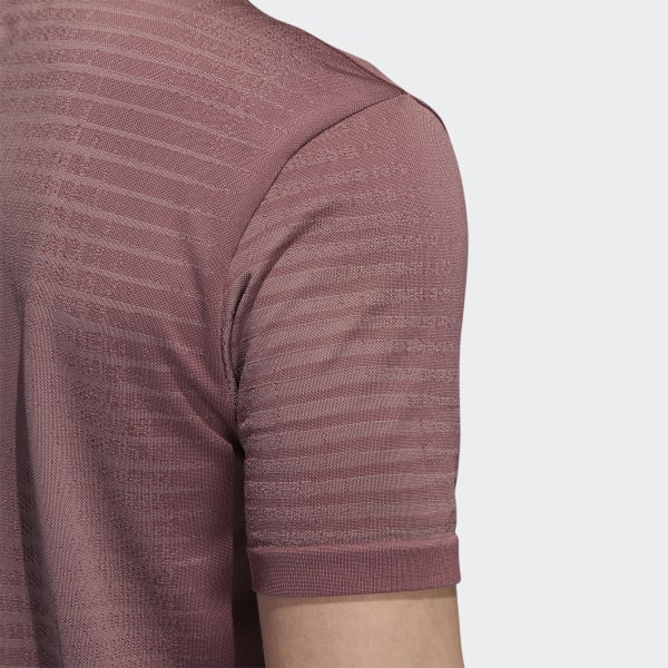 Weinrot Statement Seamless Poloshirt CM495