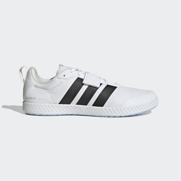 adidas The Total Weightlifting Shoes - White | Free Shipping with