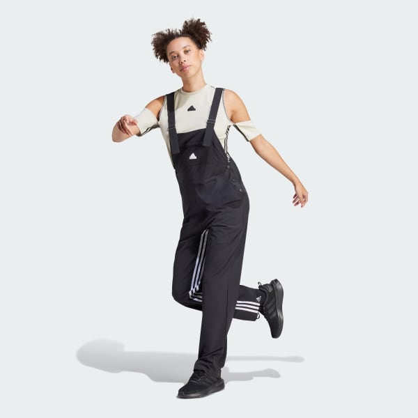 adidas Express All-Gender Dungarees - Black | Free Shipping with