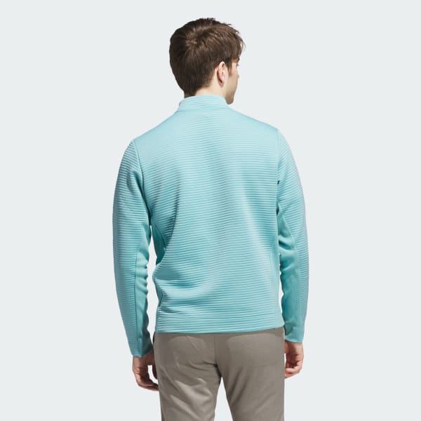 Turquoise Pull zip 1/4 texturé Ultimate365 Dwr