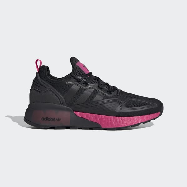 adidas black with pink