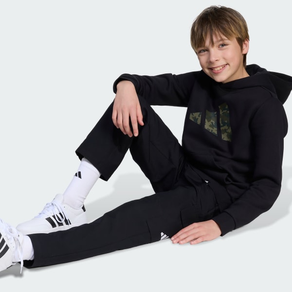 cerná Mikina Camo Graphic Kids