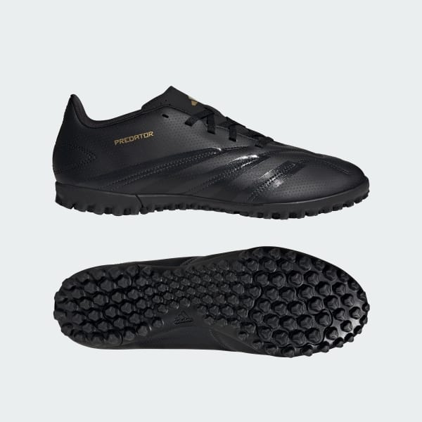 Negro Zapatos de Fútbol Predator Club Pasto Sintético
