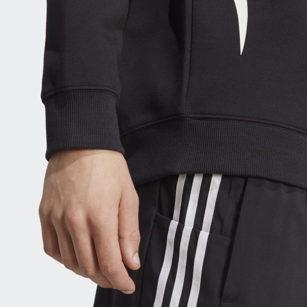 adidas Colorblock Quarter Zip Sweatshirt - Black | adidas Canada