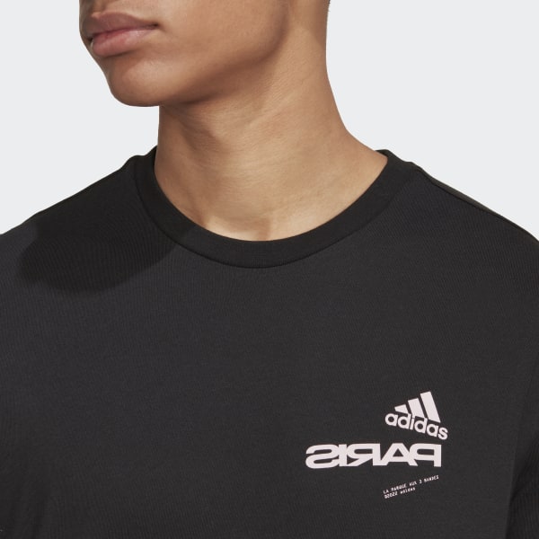 Schwarz Paris Graphic T-Shirt VM679