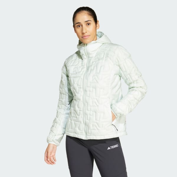 Verde Chaqueta Térmica con Capucha Terrex Xperior PrimaLoft Loose Fill