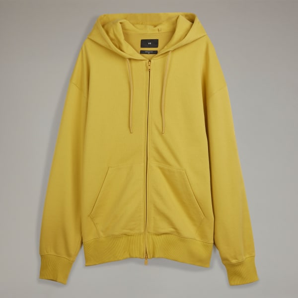 Mustard yellow deals zip up hoodie