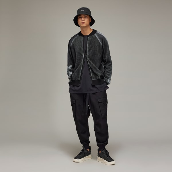 Negro Cardigan Y-3 Graphic Knit