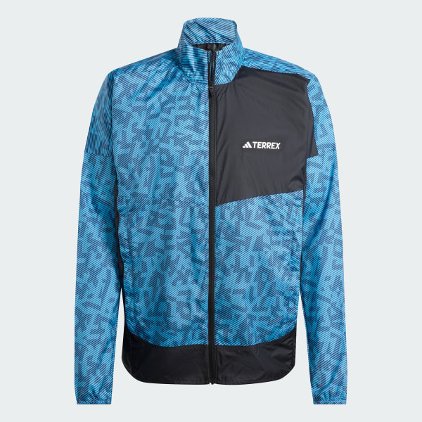 Azul Corta Viento Estampado Terrex Trail Running