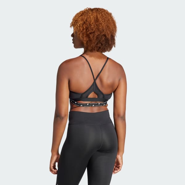 Negro Top Deportivo de Entrenamiento Aeroreact Soporte Ligero