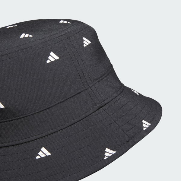 Schwarz Women's Printed Stoffhut
