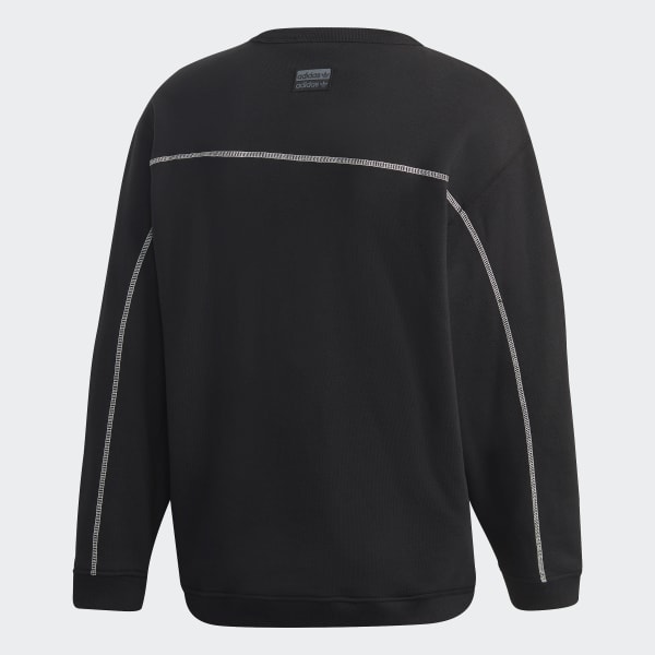Black Crew Sweatshirt IXX75