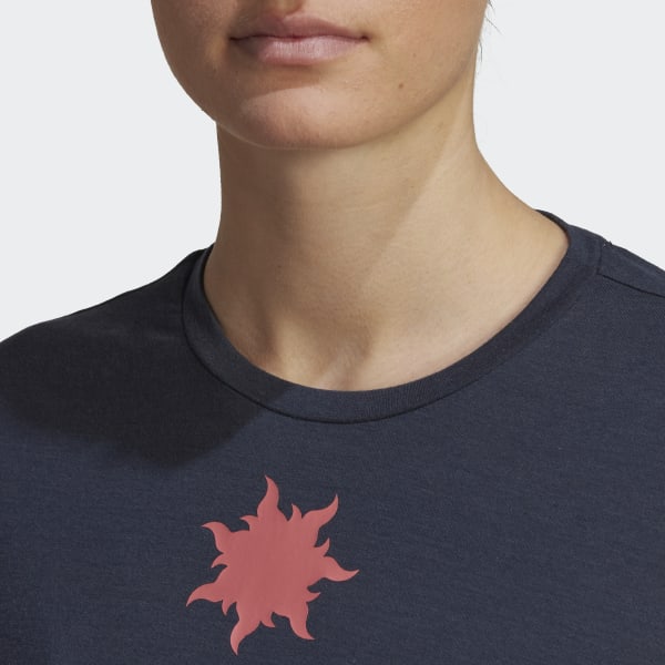 Μπλε Train Icons Print T-Shirt IF615