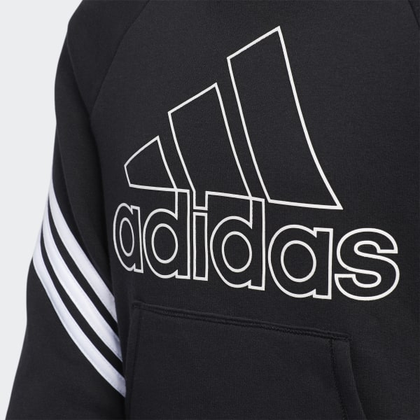 adidas French Terry Pullover Hoodie - Black | adidas US