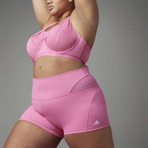 Rosa Licras Cortas Collective Power Yoga Studio (Tallas Grandes)