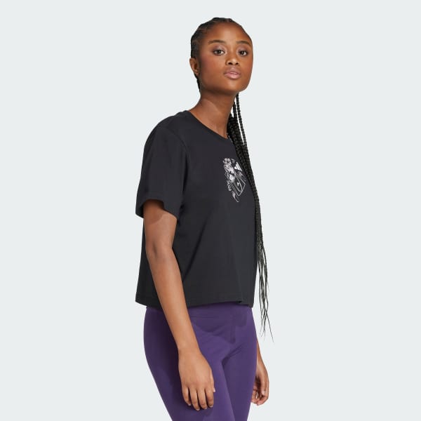 ブラック ミニグラフィックTシャツ