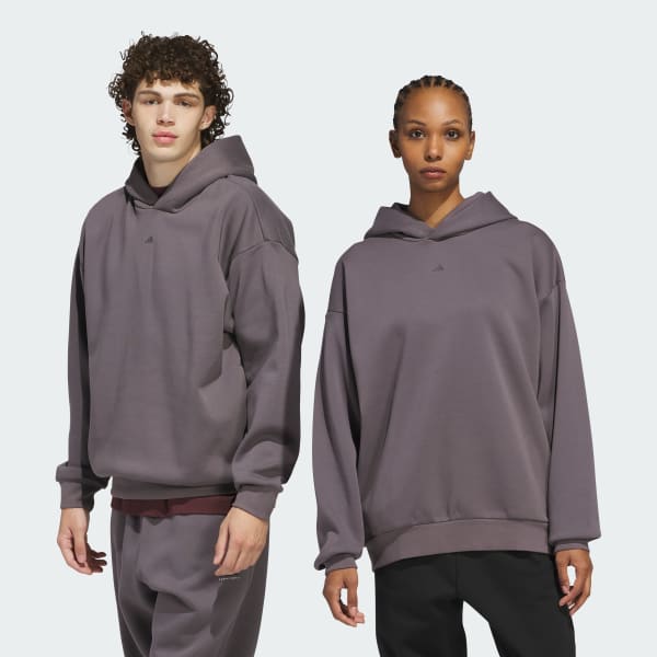 Gra adidas Basketball Fleece Hettegenser (unisex)