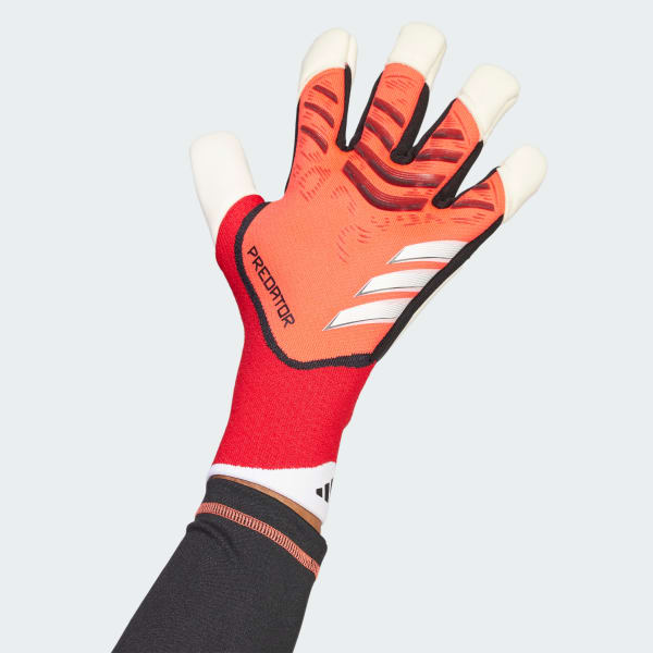 Rot Predator Pro Hybrid Torwarthandschuhe
