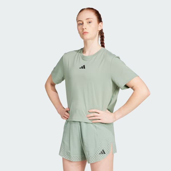 mau-xanh-la Áo Thun Graphic Tập Luyện CLIMACOOL