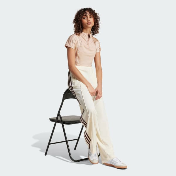 Hvit Adicolor Classic Firebird Loose Treningsbukse