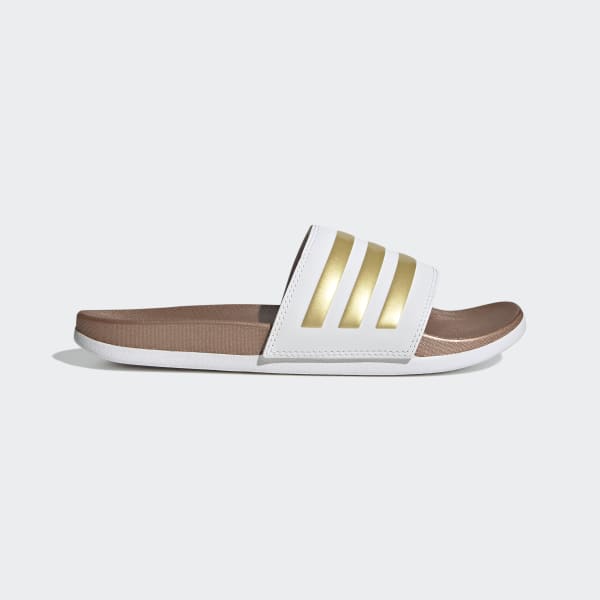 adidas Adilette Comfort Slides White adidas Thailand
