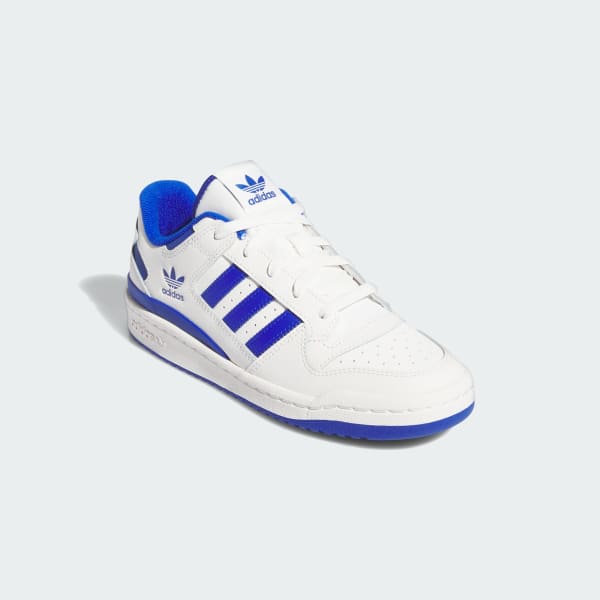 Adidas Forum Low CL Women s Cloud White Team Royal BLUE CLOUD White Shoes Size 5.5