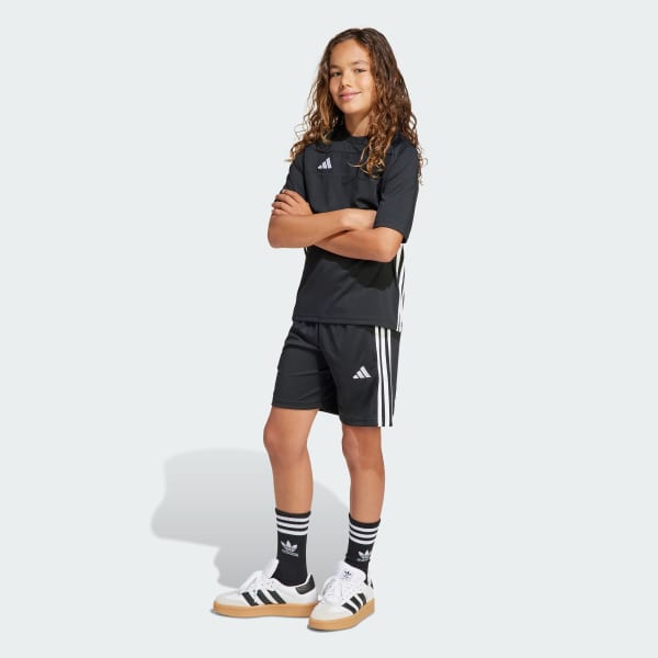 Negro Polo Tiro 25 Essentials (Adolescentes)