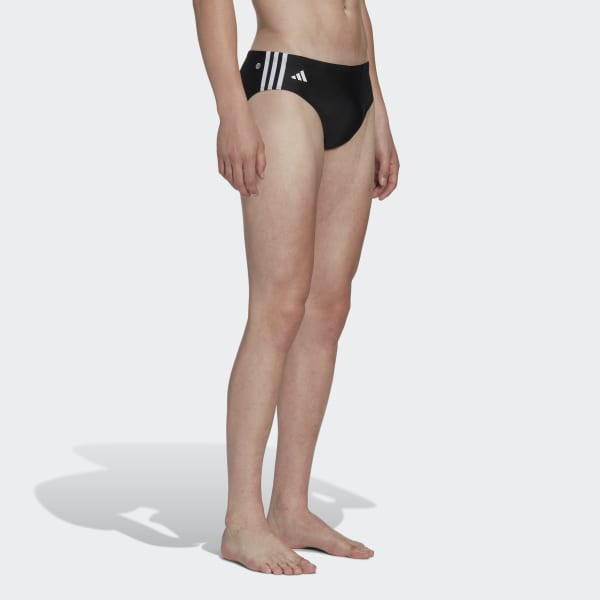 Noir Slip de bain classique 3-Stripes