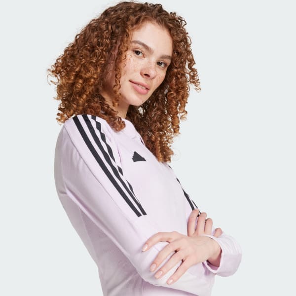 Tiro Cut 3 Stripes Stretchy Velour Dress