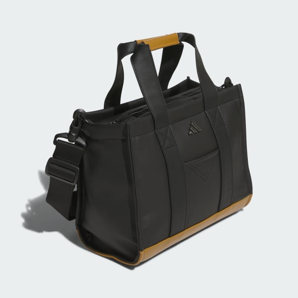 Hitam Tas Jinjing Bulat PU