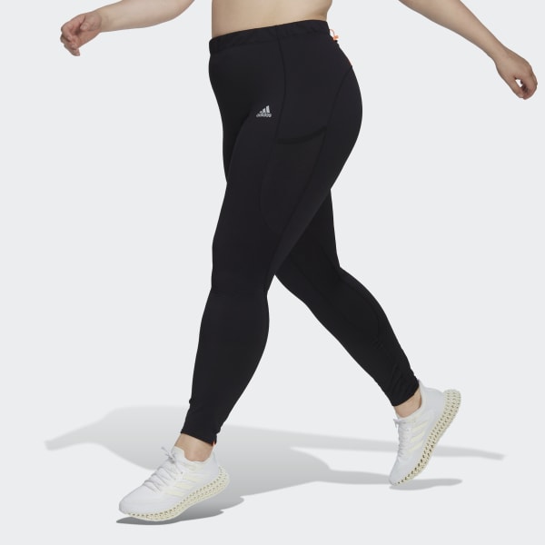 Black FastImpact COLD.RDY Winter Running Long Leggings (Plus Size)