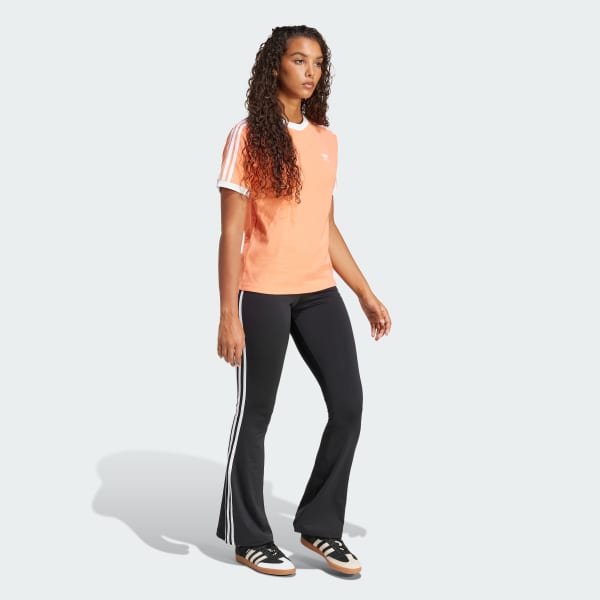 Orange 3-Stripes Tee