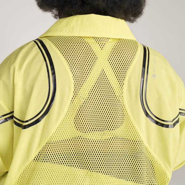 Gelb adidas by Stella McCartney TruePace Woven Jacke – Große Größen
