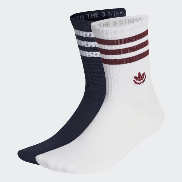 Meias Premium Crew 2 Pares Branco adidas adidas Brasil
