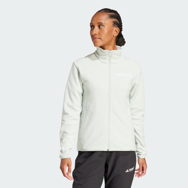 Yesil Multi Essentials Full-Zip Fleece Fermuarlı Üst